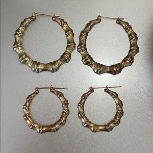 Sets of Bamboo earrings